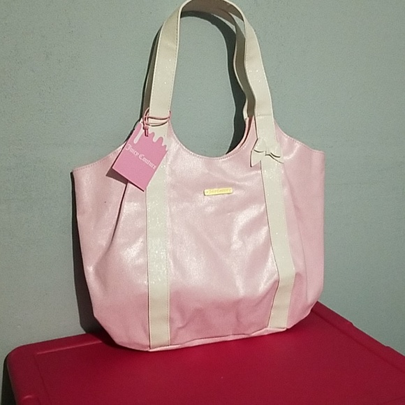 Juicy Couture Handbags - JUICY CULTURE "BAG PINK AND WHITE"